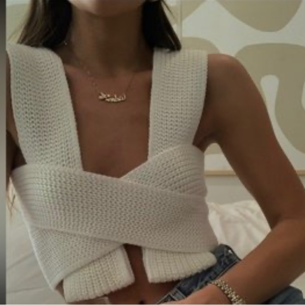 Simonett Knit Nanu top Ivory size M / L